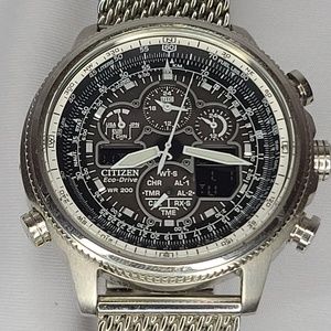 Citizens Navihawk A-T Chronograph - Stainless Steel